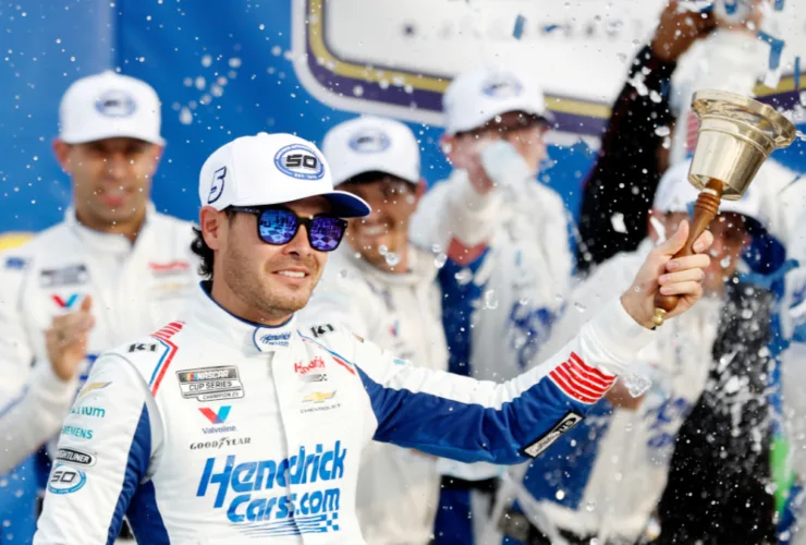 Perfect timing for surging Larson